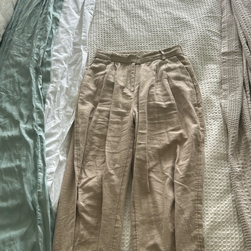 Linen blend Abercrombie trousers!